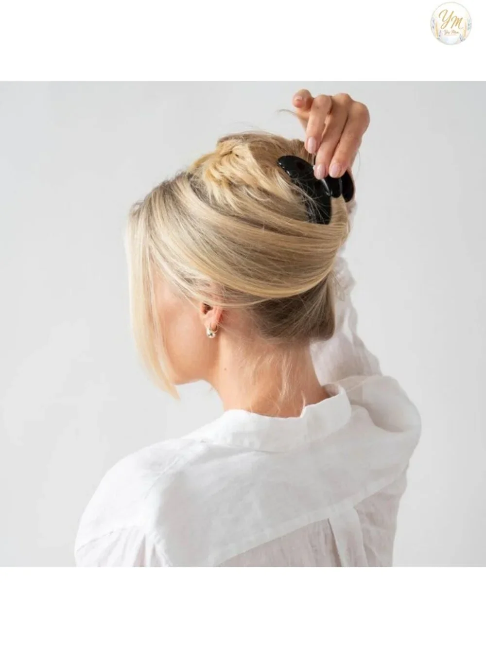 Luxury Acetate Claw Hair Clip, Handmade in France, Secure Slip-Free Hold